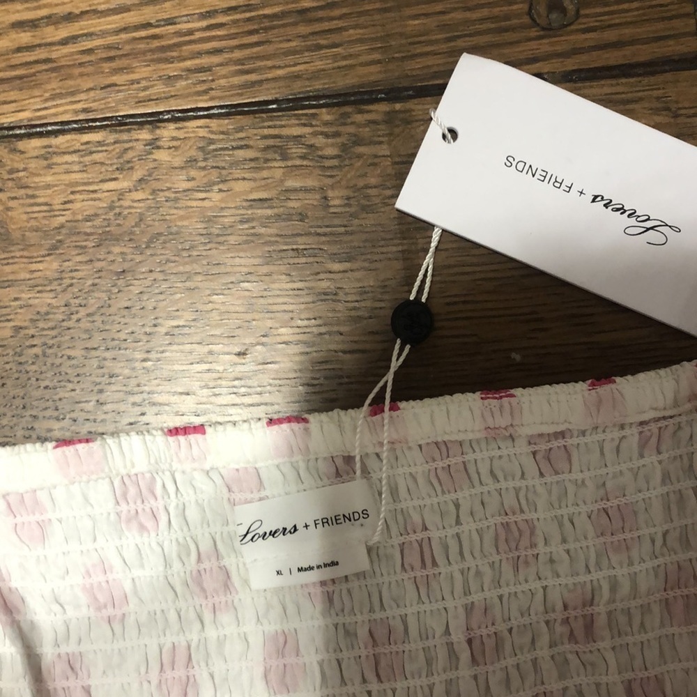 NWT Lovers + Friends Revolve Smock Polka Dot Dress - Picture 4 of 5